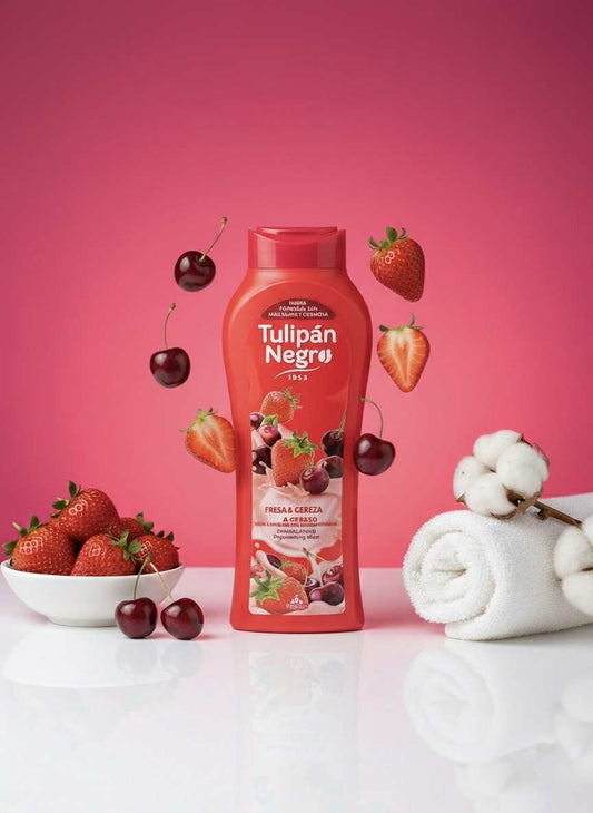 Tulipán Negro Gel Douche Fresa & Cereza