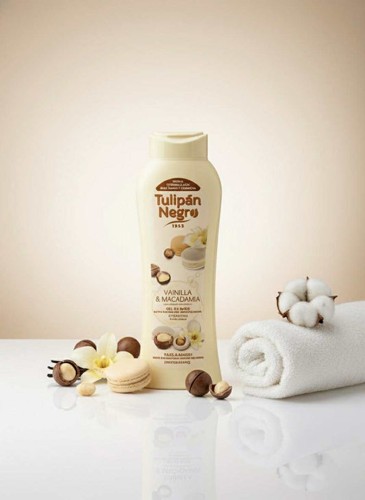 Tulipán Negro Gel Douche Vanilla & Macadamia