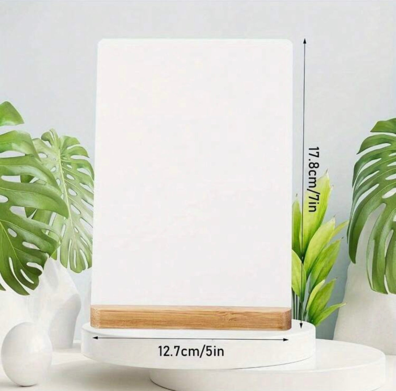 Chevalet en Bois avec Panneau Blanc Personnalisable | Déco Mariage & Événements