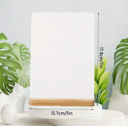 Chevalet en Bois avec Panneau Blanc Personnalisable | Déco Mariage & Événements