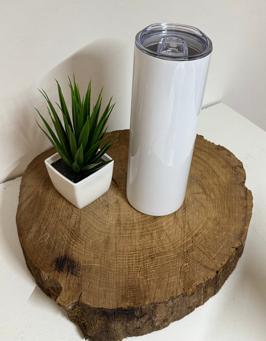 Verre à paille blanc à personnaliser – 59cl
