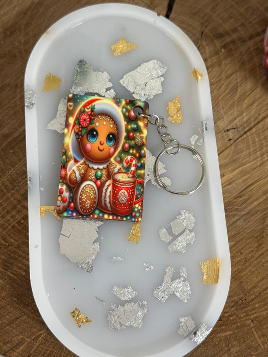 Porte-clés Pain d'Épices de Noël