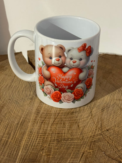 Mug Saint-Valentin Oursons - Happy Valentine's Day