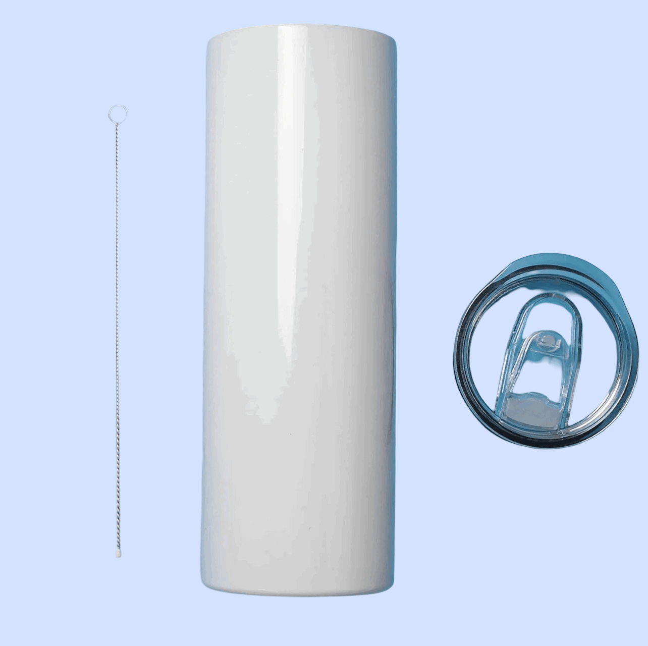 Verre à paille blanc à personnaliser – 59cl