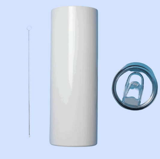 Verre à paille blanc à personnaliser – 59cl